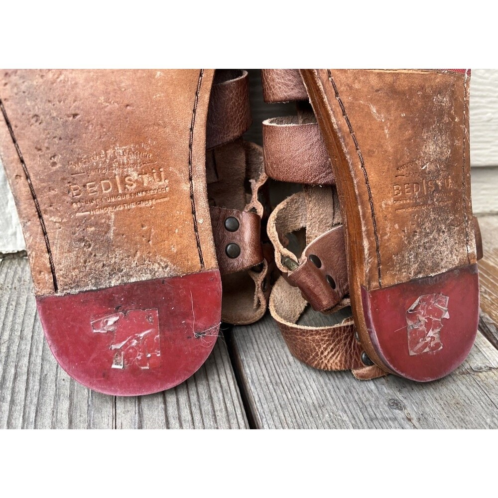 Bed Stu Free People Artemis Women's 6.5 Brown Leather Gladiator Sandals - Picture 13 of 13